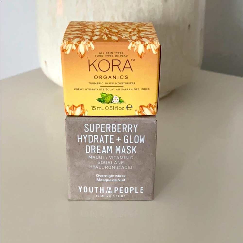Kora Organics + Youth to the People large minis